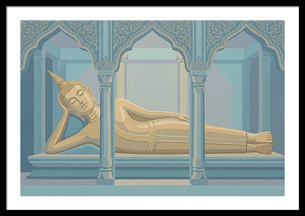 Enormous Reclining Golden Buddha