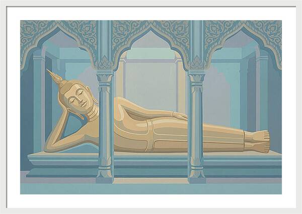 Enormous Reclining Golden Buddha