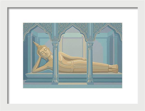 Enormous Reclining Golden Buddha
