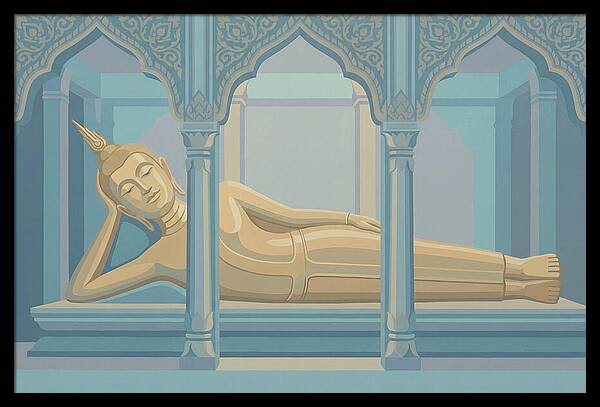 Enormous Reclining Golden Buddha