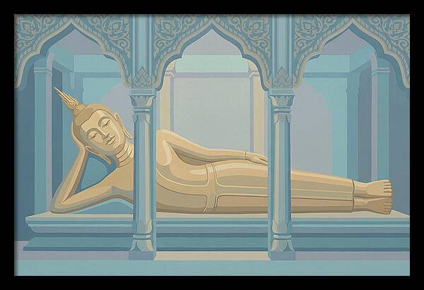 Enormous Reclining Golden Buddha