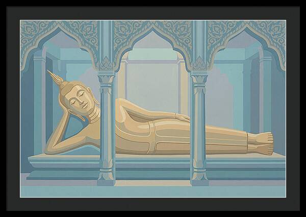 Enormous Reclining Golden Buddha