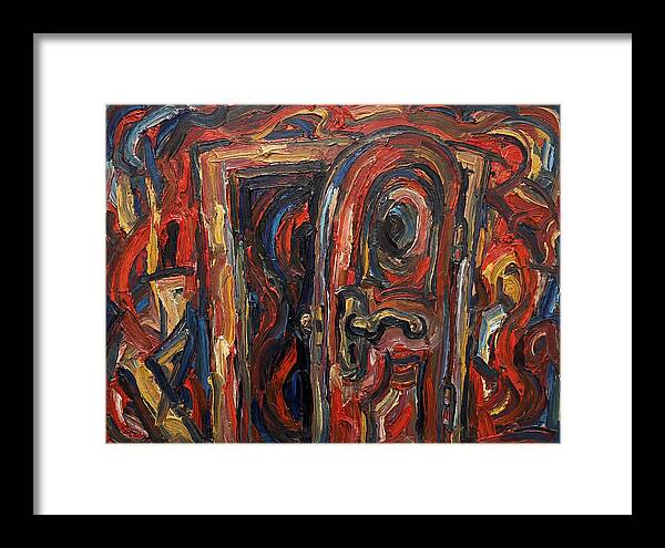 Entrance Doorway In Expressionist Style