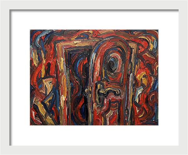 Entrance Doorway In Expressionist Style
