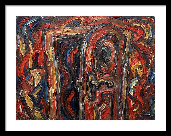 Entrance Doorway In Expressionist Style