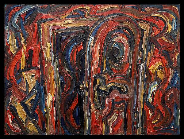 Entrance Doorway In Expressionist Style