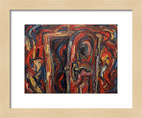 Entrance Doorway In Expressionist Style