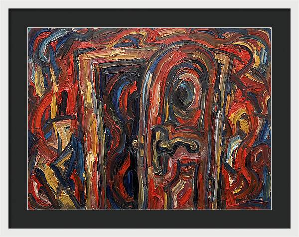 Entrance Doorway In Expressionist Style