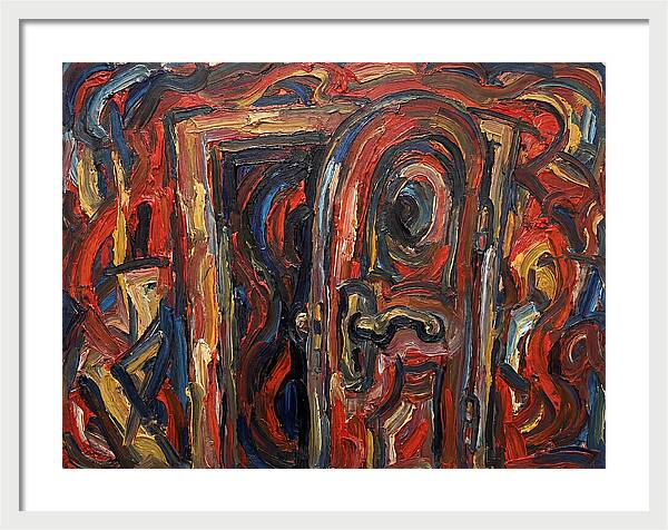 Entrance Doorway In Expressionist Style