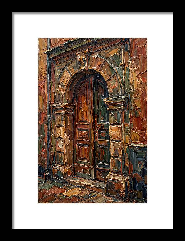 Entrance Doorway In Rich Hues
