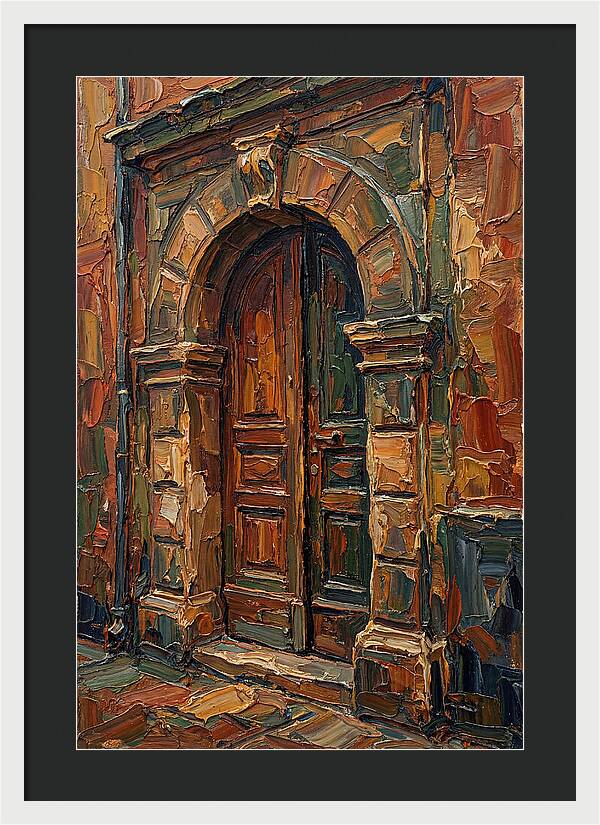 Entrance Doorway In Rich Hues