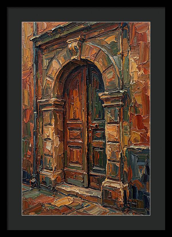 Entrance Doorway In Rich Hues