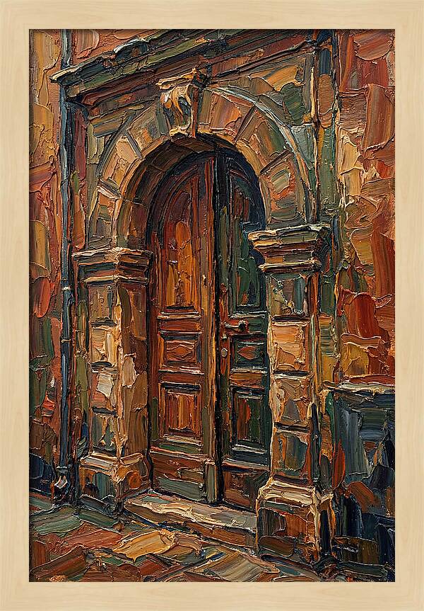 Entrance Doorway In Rich Hues