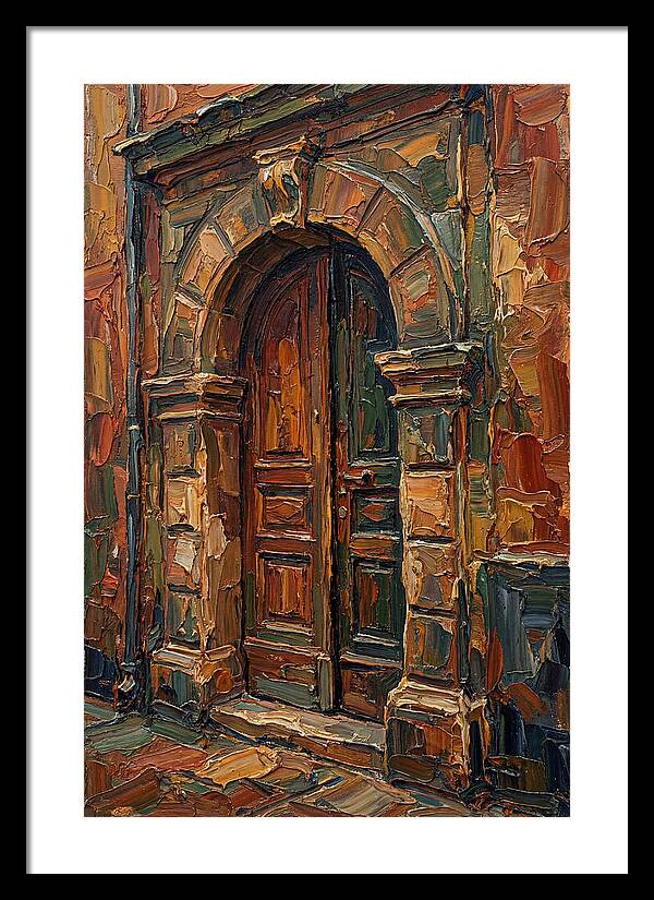 Entrance Doorway In Rich Hues
