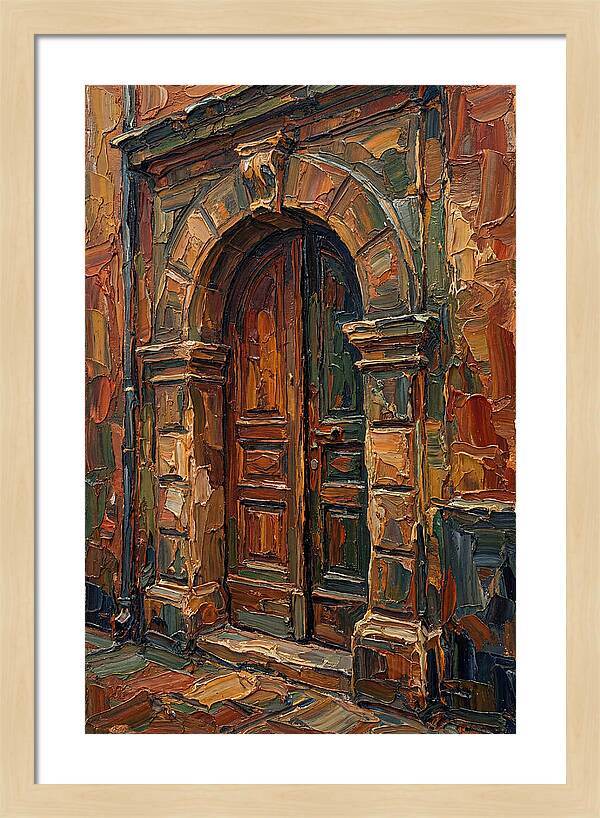 Entrance Doorway In Rich Hues