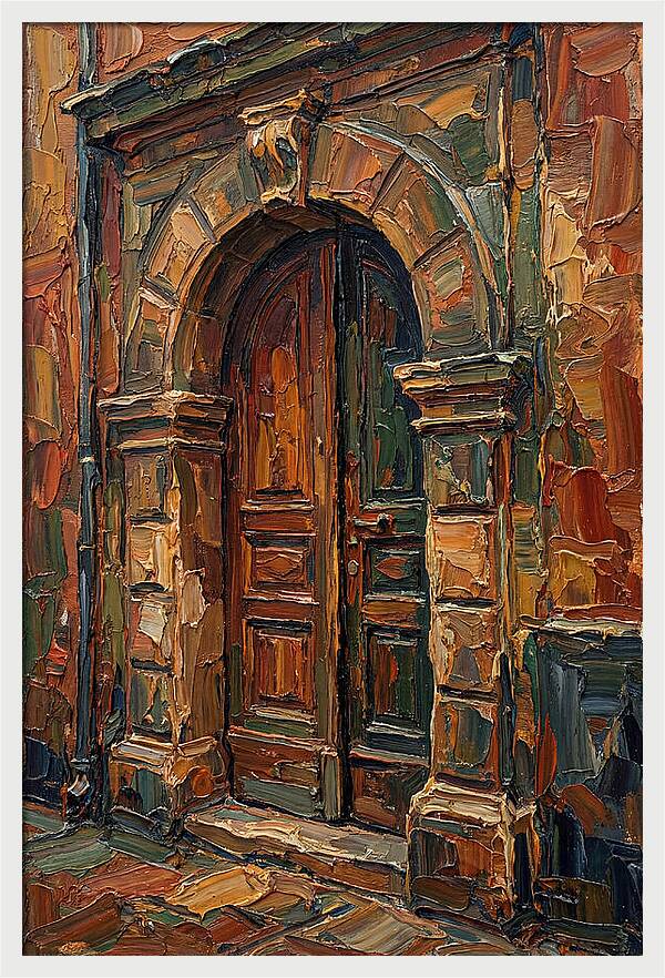 Entrance Doorway In Rich Hues