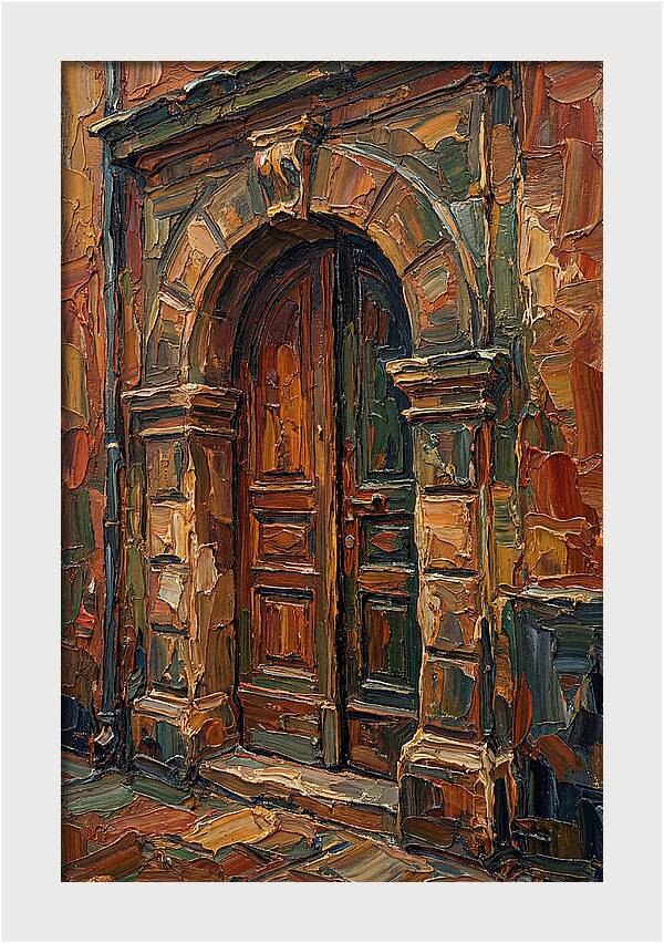 Entrance Doorway In Rich Hues
