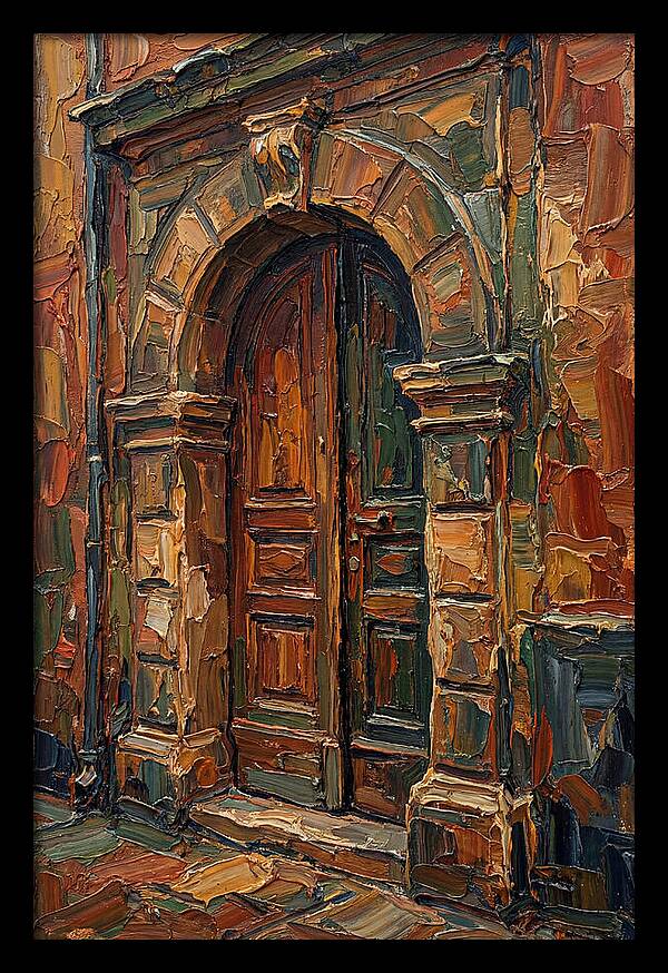 Entrance Doorway In Rich Hues