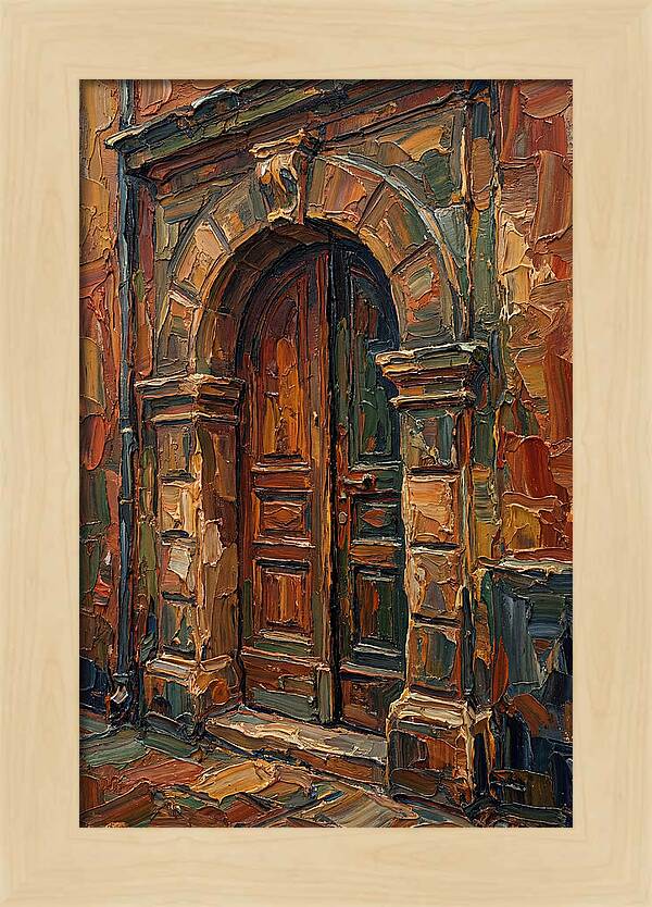 Entrance Doorway In Rich Hues