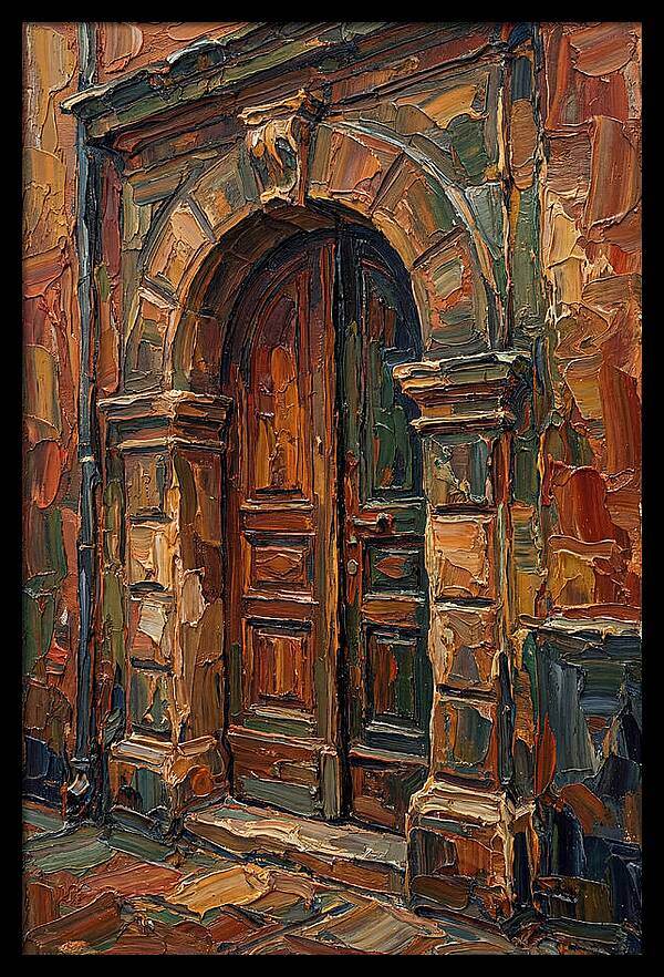Entrance Doorway In Rich Hues