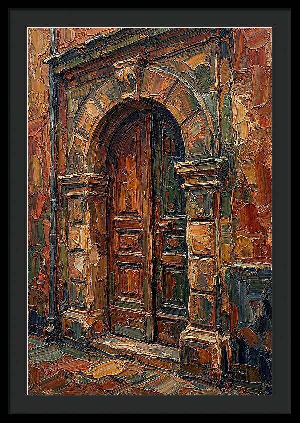 Entrance Doorway In Rich Hues
