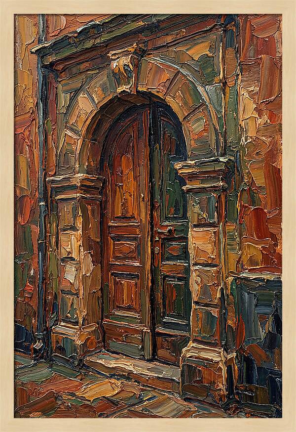 Entrance Doorway In Rich Hues
