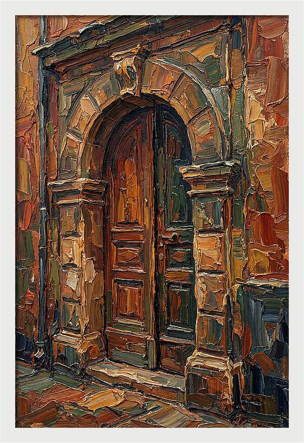 Entrance Doorway In Rich Hues