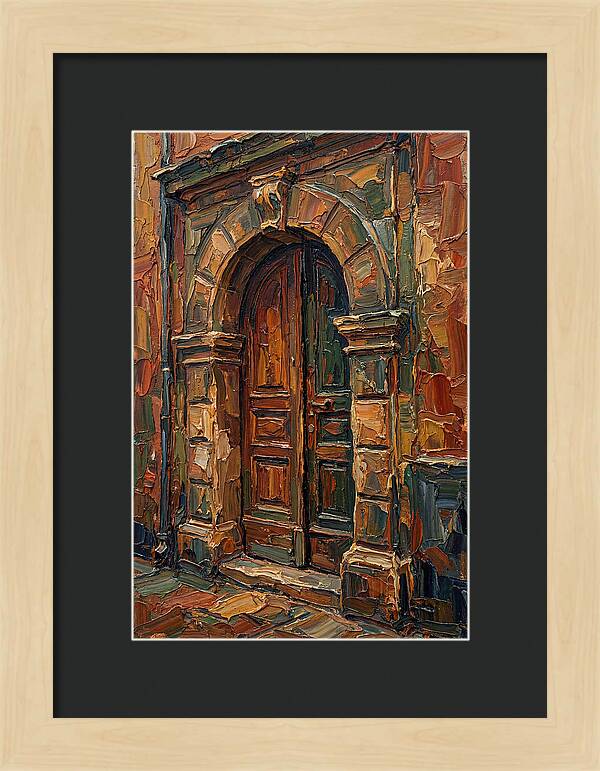Entrance Doorway In Rich Hues
