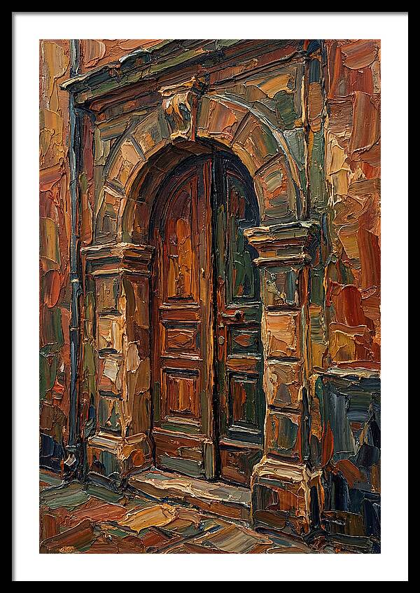 Entrance Doorway In Rich Hues
