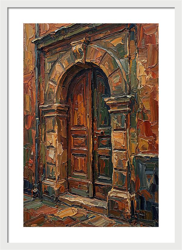 Entrance Doorway In Rich Hues