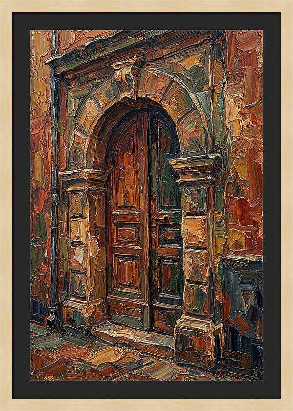 Entrance Doorway In Rich Hues