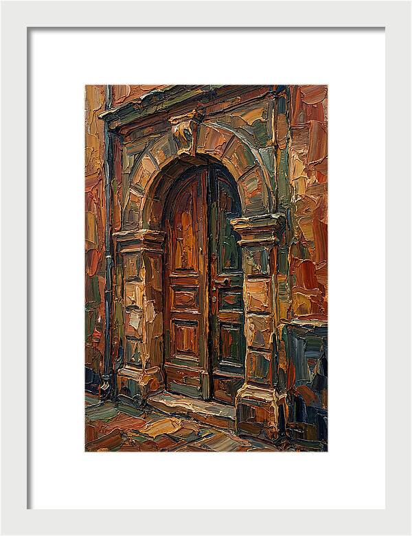 Entrance Doorway In Rich Hues