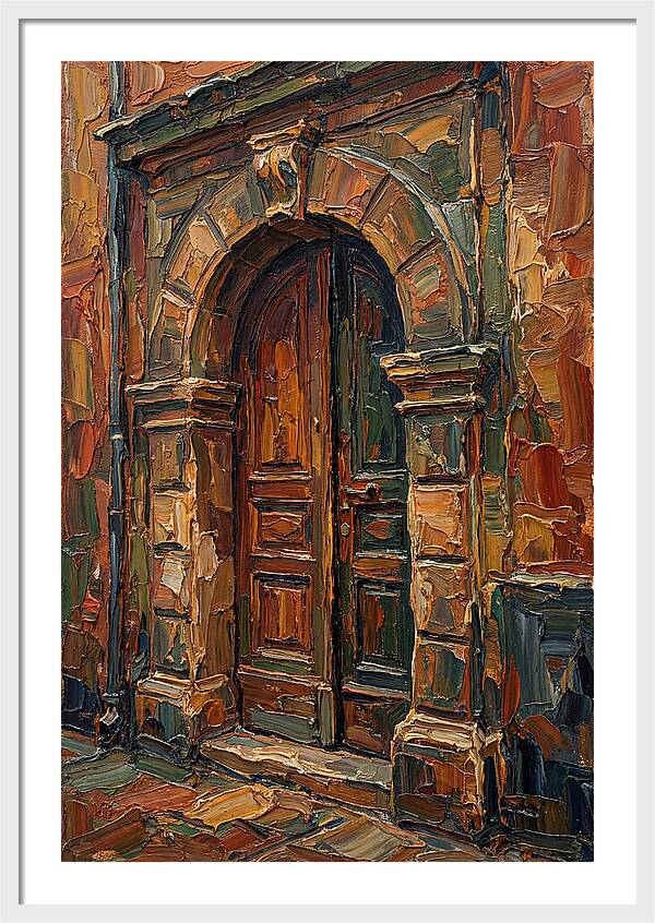 Entrance Doorway In Rich Hues