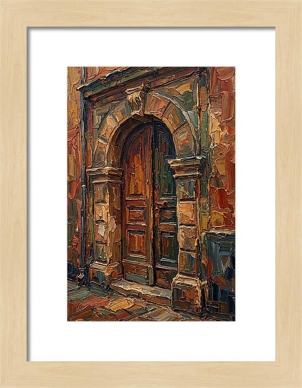 Entrance Doorway In Rich Hues
