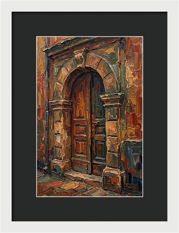 Entrance Doorway In Rich Hues