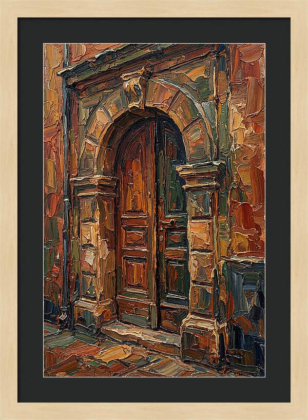 Entrance Doorway In Rich Hues