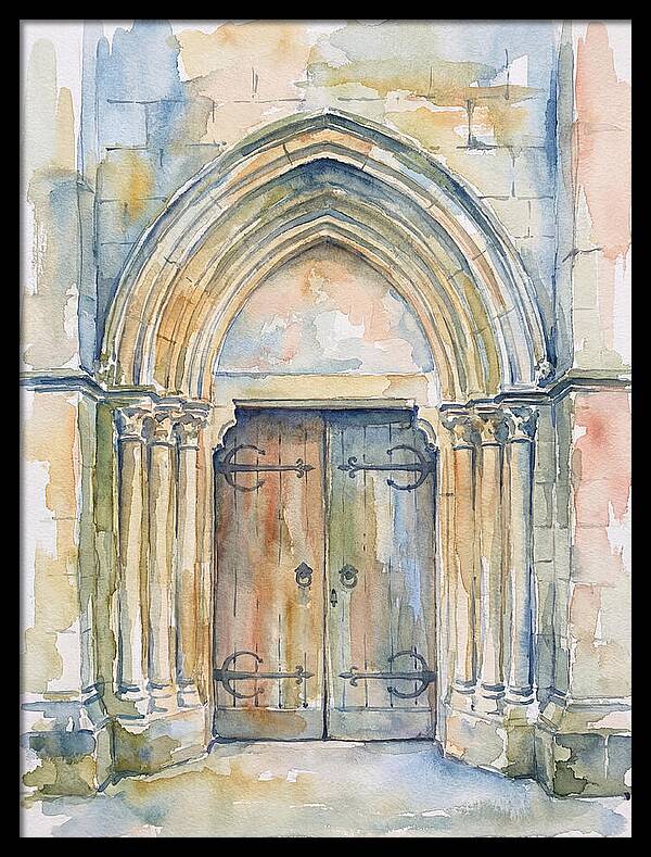 Entrance Doorway Watercolor