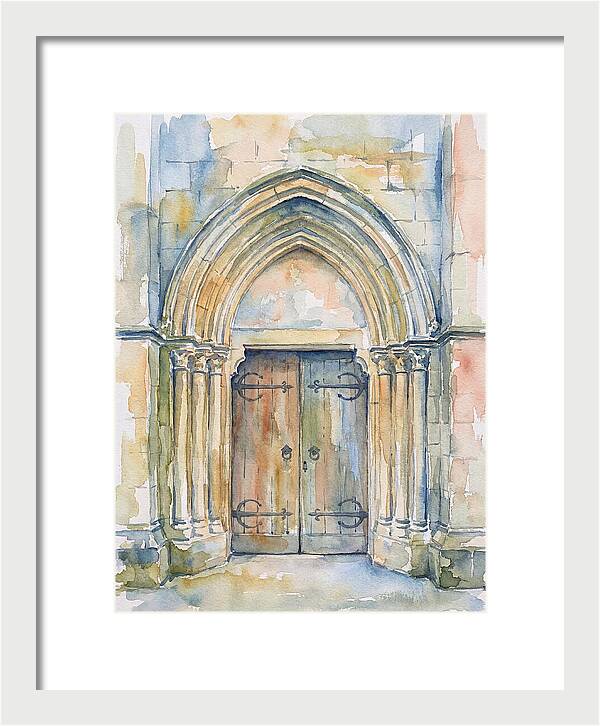 Entrance Doorway Watercolor
