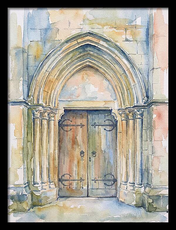 Entrance Doorway Watercolor
