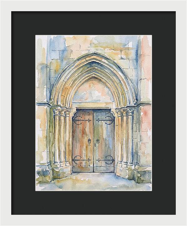 Entrance Doorway Watercolor