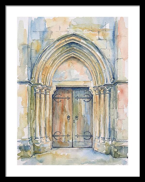 Entrance Doorway Watercolor