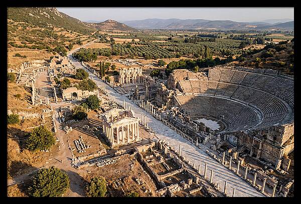 Ephesus Archaeological Site From Above