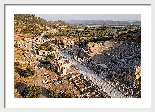 Ephesus Archaeological Site From Above