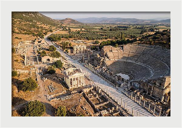 Ephesus Archaeological Site From Above