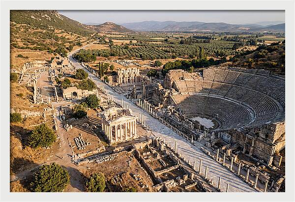 Ephesus Archaeological Site From Above