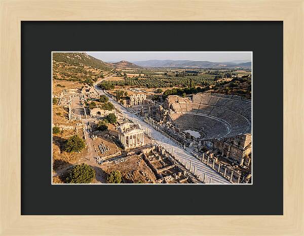 Ephesus Archaeological Site From Above