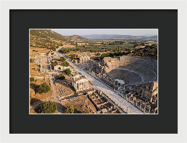 Ephesus Archaeological Site From Above
