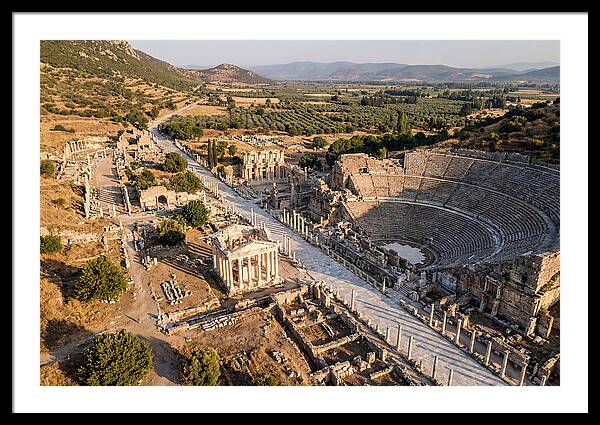 Ephesus Archaeological Site From Above