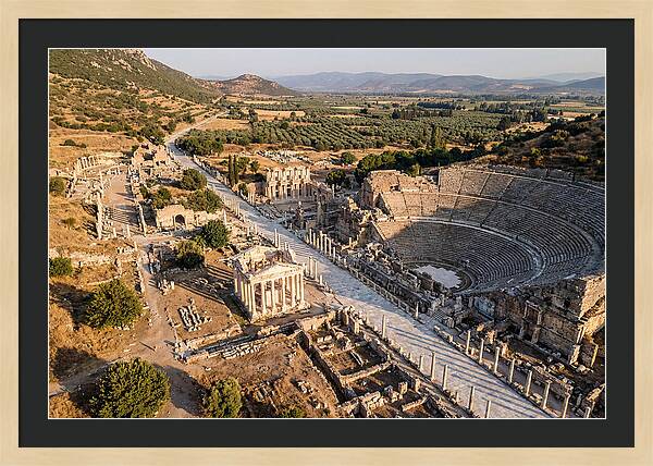 Ephesus Archaeological Site From Above