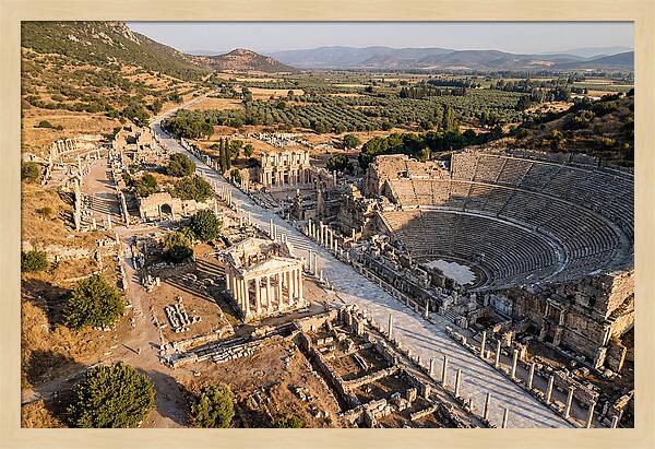 Ephesus Archaeological Site From Above